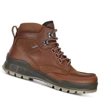 Men's Ecco Track 25 High Boots Brown | Canada 452EBC